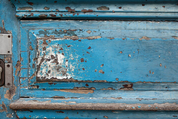 Alte blaue Oberflaeche