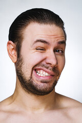 Obraz premium Man emotional portrait