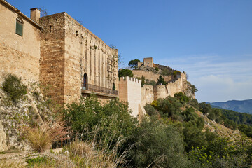 Ancient stone fortress on the rock