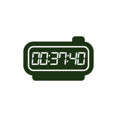 Digital clock icon vector design illustration.