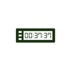 Digital clock icon vector design illustration.