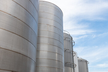 Chemical storage tanks