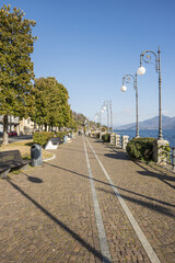 The beautiful promenade of Intra