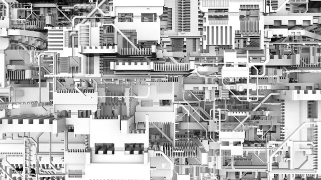 Futuristic Architecture 3D Video Animation