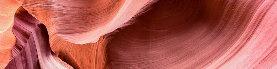 scenic antelope canyon near page arizona usa - abstract and colorful background