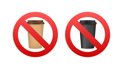 No coffee sign. No caffeine before bedtime. No takeaway icon.