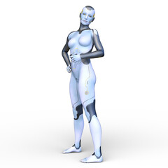 女性サイボーグ