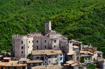 Fototapeta na wymiar Italian Village - Cineto Romano