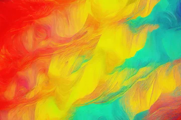 Crédence de cuisine en verre imprimé Mélange de couleurs abstract colors and forms as background theme created with Generative AI technology