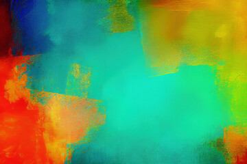 Naklejka na ściany i meble abstract watercolor background in vibrant style created with Generative AI technology