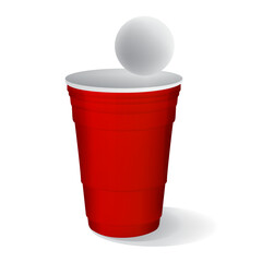 beer pong drinking game