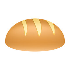 fresh baked loaf of bread