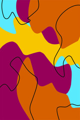abstract liquid background. Creative illustration for backgrounds, posters, pamphlets, cards and design materials