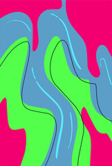 abstract liquid background. Creative illustration for backgrounds, posters, pamphlets, cards and design materials