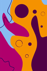 abstract liquid background. Creative illustration for backgrounds, posters, pamphlets, cards and design materials