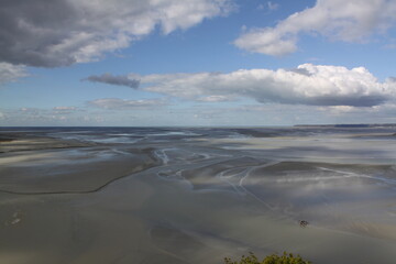 
low tide