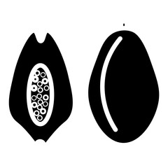 papaya illustration