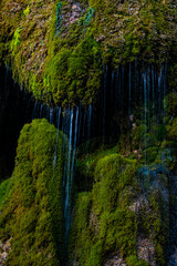 waterfall in the mountains