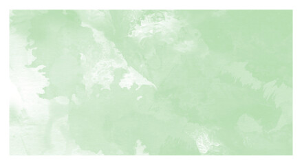 green watercolor splash