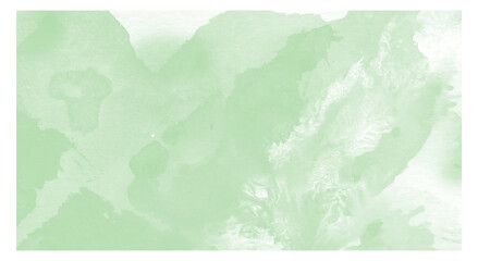 green watercolor splash