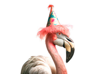 A Cute Flamingo in a Party Hat , Nursery Animal , Nursery Wall Art , Kids Room , Digital Download, Printable Wall Art, Nursery Print