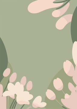 Fototapeta Poster or flyer for spring or summer event, created with AI generative technology 