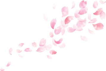 水彩 桜フレームデザイン © IWOZON