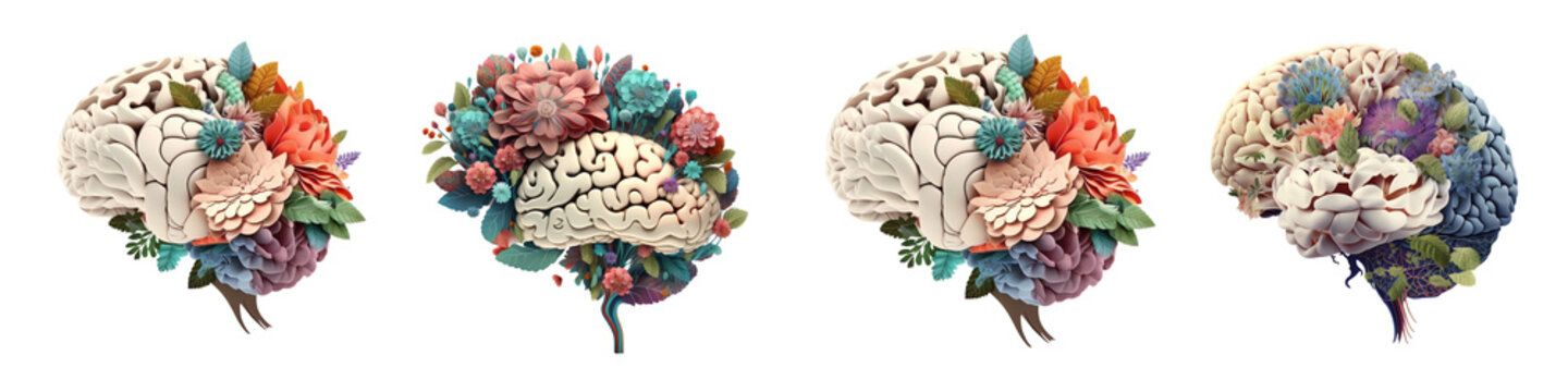 The Blossoming Brain Set: How Decorative Flowers Can Spark Creativity and Promote Positive Mental Well-being, Generative AI	