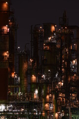 川崎市水江町 製油プラントの夜景