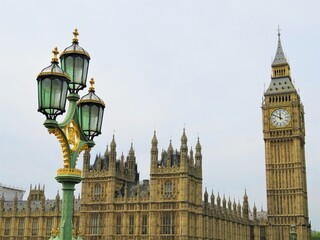 Fototapeta na wymiar big ben and Parliament house, London, Uk