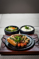 Seafood and deserts