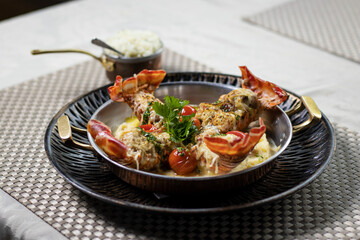 Seafood and deserts