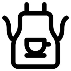 apron icon illustration