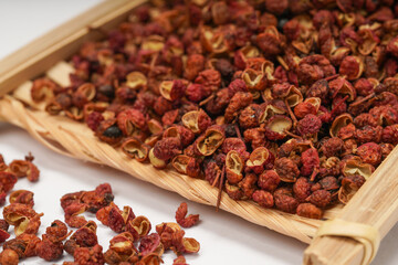 sun-dried red Sichuan peppercorns