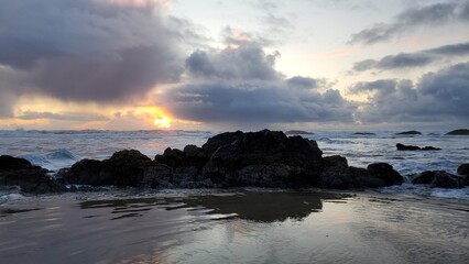 Pacific Ocean Beach in Oregon