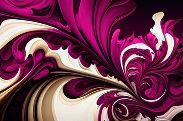 Purple Swirl Background Generative AI