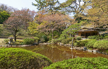 東京庭園美術館, 日本庭園