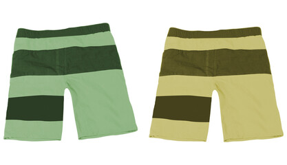 swimsuit pants isolated