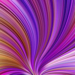 Bright poster with dynamic waves Abstract 3D colorful line background 