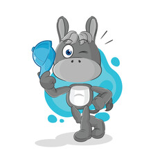 donkey young boy character cartoon