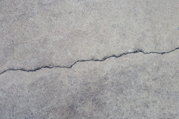 Obraz premium Home building problem. Wall cracked.