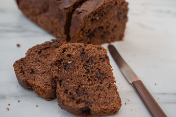 dark Chocolate bundt cake with chocolate ganache