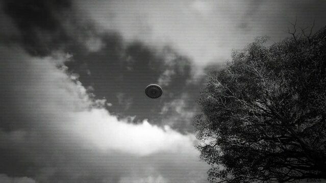 UFO Flying 3D Video Animation