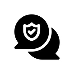 conversation glyph icon