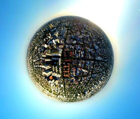 Mini planet. Buenos Aires, Argentina 