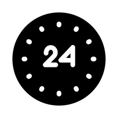24 hours icon