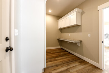 interior of a laundry room