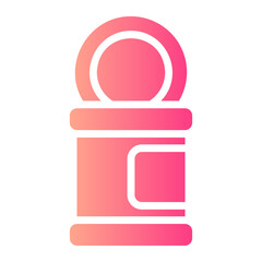 canned food gradient icon