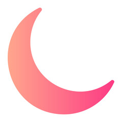 moon gradient icon