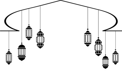 islamic lantern vector , Ramadan vector